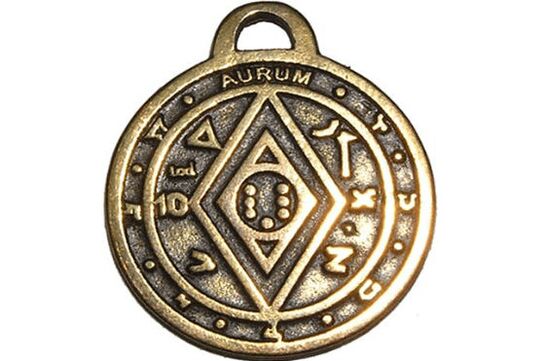 coin charm for luck and wealth