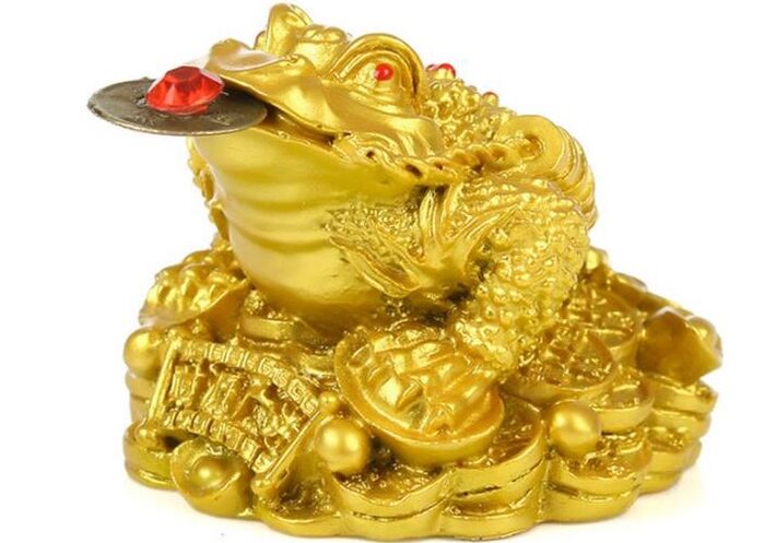 Chinese frog as a good luck charm