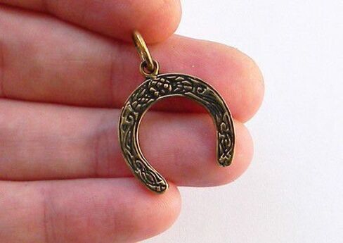 horseshoe charm of prosperity